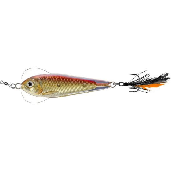 Livetarget Flutter Shad Jigging-Löffel Gold-Rot 7cm 28gr Támolygó Villantó