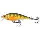 Livetarget Gelbbarsch Jerkbait Fluoreszierend-Matt Schwimmend 7,3cm 11gr Wobbler