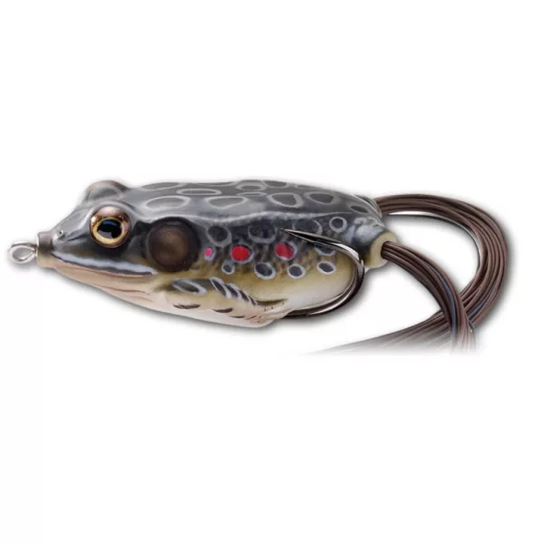 Livetarget Frosch Walking Bait Braun-Schwarz 6,5cm 21gr Schwimmende Froschimitation