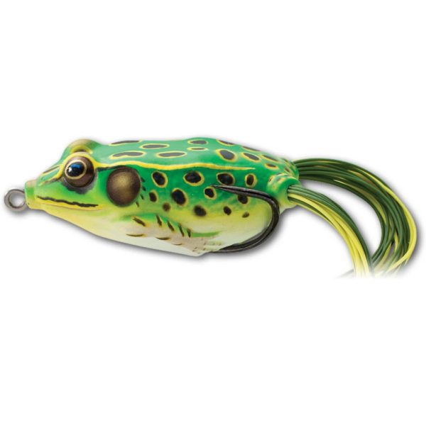 Livetarget Frosch Walking Bait Fluoreszierendes Grün-Gelb 6,5cm 21gr Schwimmende Frosch-Imitation