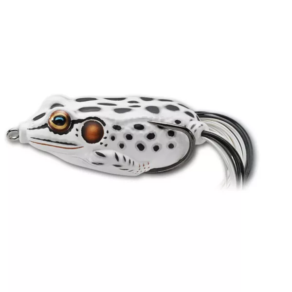 Livetarget Frosch Walking Bait Albino-Weiß 6,5cm 21gr Floating Frosch-Imitation