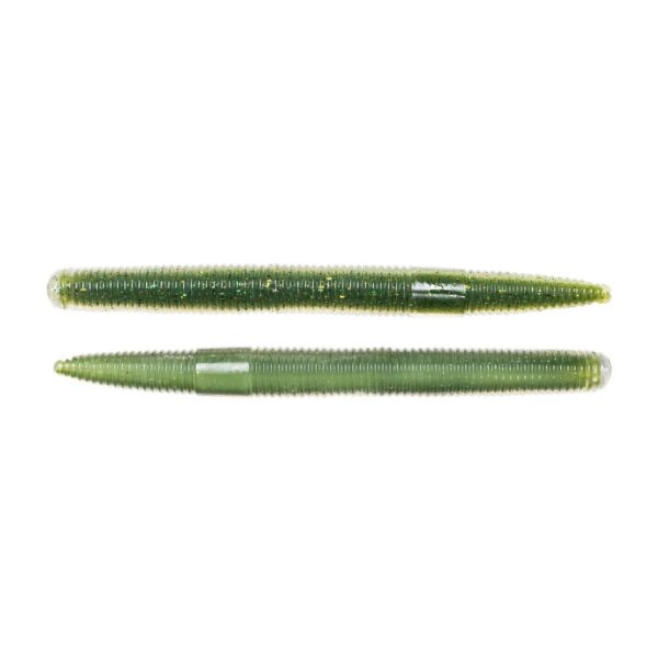 Livetarget Stick Worm Grün-Creme 12,7cm Wurmprofil 8 Stk.