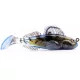Livetarget Goby Paddletail Rigged Black-Blue 8,4cm 12gr Sinkender Gummifisch