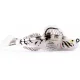 Livetarget Goby Paddletail Rigged White-Albino 8,4cm 12gr Sinkender Gummifisch