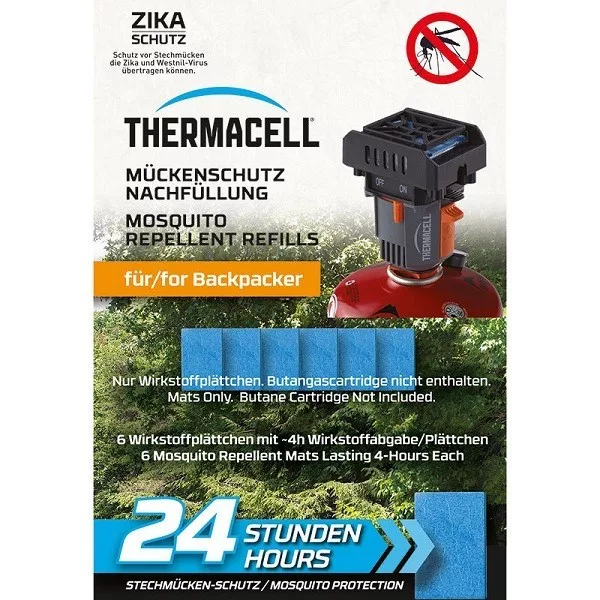 Thermacell M-24 Weltreisender 24-Stunden-Nachfüllung (Nur Matte)