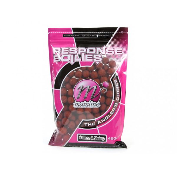 Mainline Shelf Life Boilies Lachs & Garnele 15 mm 450 g.r - Angelboilie