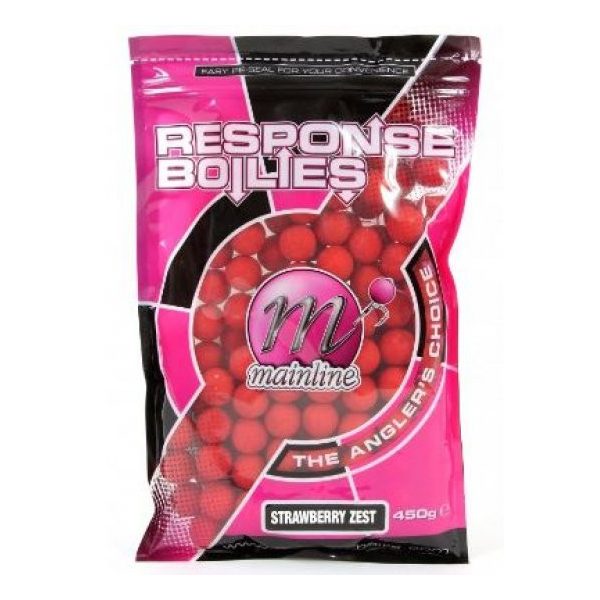 Mainline Shelf Life Boilies Erdbeer-Zeste 18 mm 450 g.r - Angelboilie