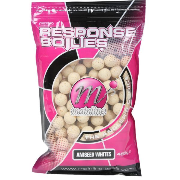 Mainline Shelf Life Boilies Aniseed Whites 18 mm 450 gr.**