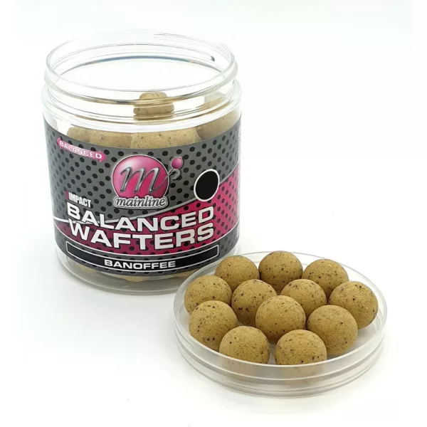 Mainline High Imp. Balanced Wafters Banoffee - 12mm - Wafters Boilie