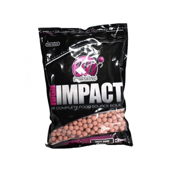 Mainline High Impact Boilies Salty Squid- 15mm - 3 kg - Futterboilie