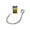 Mustad Ruthless In-Line Titan Steel 6/0 Haken mit Öse und Widerhaken 5 Stk.