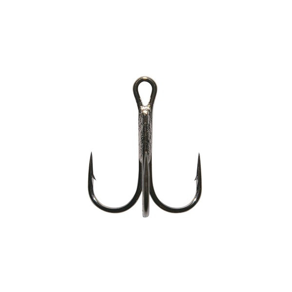 Mustad Np Round Bend Treble Hook 1/0 5 Stück Drillingshaken
