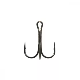 Mustad Np Round Bend Treble Hook 3/0 5 Stück Drillingshaken