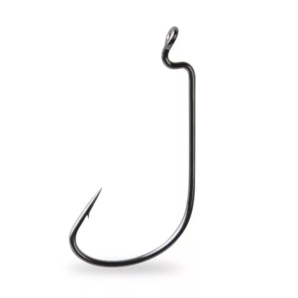 Mustad Mega Bite Worm 2/0 7 Stk. Offset Haken