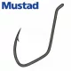 Mustad Ultra Np Single Catfish Black Nickel 4/0 5 Stk. Öhr-Haken, mit Widerhaken für Welse