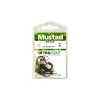 Mustad Big Gun 8/0 Haken mit Öhr und Widerhaken 4 Stk.