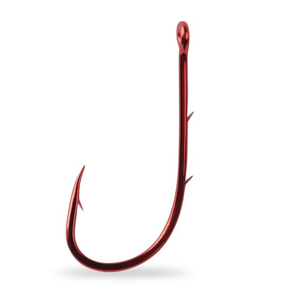 Mustad Red Baitholder Hook 8 10 Stk. Öhrhaken mit Widerhaken für Zander