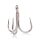 Mustad Un Inline Treble 5X Strong Titan Steel 8/0 Drillingshaken 2 Stk