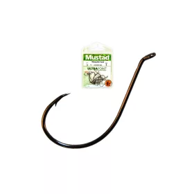 Mustad Ultra NP Mosquito 1/0 Dropshot Haken 12 Stk.