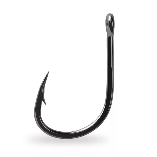 Mustad Iseama Twist Hook 10 10 Stk. Öhr-Haken, mit Widerhaken für Karpfen