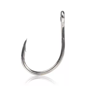   Mustad Kaiju Single Ring Titan Steel 9/0 Öhrhaken, Widerhaken 3 Stück
