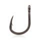 Mustad Hoodlum® Titan Steel 7/0 Haken mit Öhr und Widerhaken 5 Stk