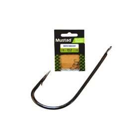   Mustad Ultra NP Match Maggot 14 Mit Plättchen, mit Widerhaken Haken 15 Stk.