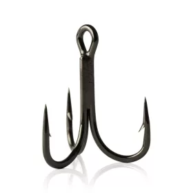 Mustad Needlepoint Treble Hook 2 Drilling 6 Stk.