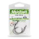 Mustad Demon Wide Gap Circle Haken 8/0 mit Öhr und Widerhaken 3 Stk.