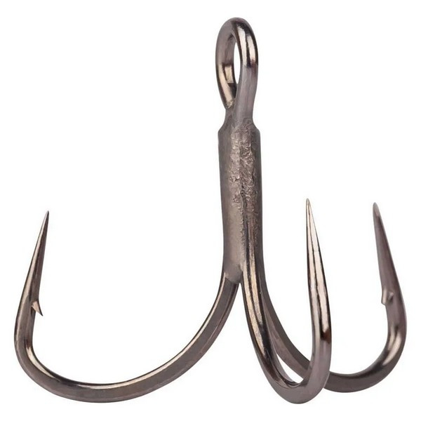 Mustad In-Line Triple Grip Short 8 Drillingshaken 6 Stk.