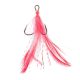 Mustad In-Line Triple Grip Red Tinsel 1 Drillingshaken 2 Stk.