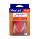 Mustad In-Line Triple Grip Red Tinsel 4 Drilling 2 Stk.