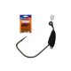 Mustad Infiltrator Weighted 7gr 6/0 gewichteter Offset-Haken 2 Stück