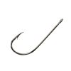 Mustad Long Shank Beak Nickel 2/0 Haken mit Öhr und Widerhaken 25 Stück