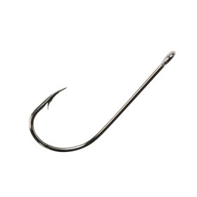   Mustad Long Shank Beak Nickel 4/0 Haken mit Öhr und Widerhaken 25 Stück