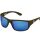 Mustad HP Polarisierte Sonnenbrille - Black Frame, Smoke Lens With Blue Revo