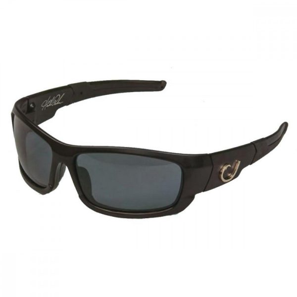 Mustad HP Polarisierte Sonnenbrille - Black Frame, Smoke Lens