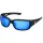 Mustad HP Polarisierte Sonnenbrille - Black Vented Frame, Smoke Lens With Blue Revo