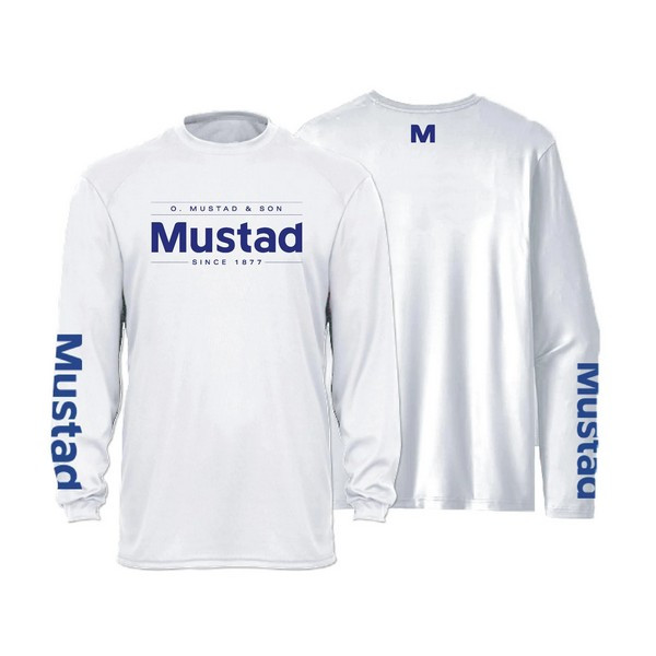 Mustad Hellgrau Brand Longsleeve UV S Langarmshirt