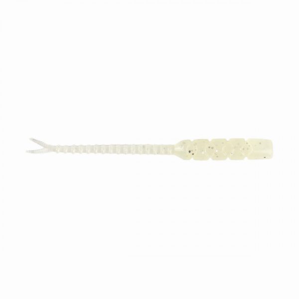 Mustad Aji Hellgramite 5,08cm Weiß Luminous Plastikköder 12 Stück