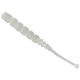 Mustad Aji Ball Tail 5,08cm Clear Luminous Silver Glitter Plastikköder 12 Stück