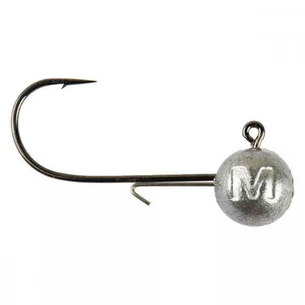 Mustad Kugel-Jigkopf mit Köderhalter 4 3gr Jigkopf mit Haken 6 Stück