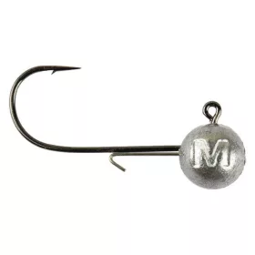   Mustad Ball Jig Head W/Keeper 2/0 3gr Jigkopf mit Haken 6 Stk.