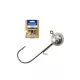 Mustad Ball Jig Head W/Keeper 1/0 10gr Jigkopf mit Haken 25Stk