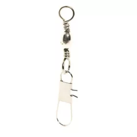   Mustad Barrel Swivel With Interlock Snap 3×B4 10 Stk. Karabinerwirbel