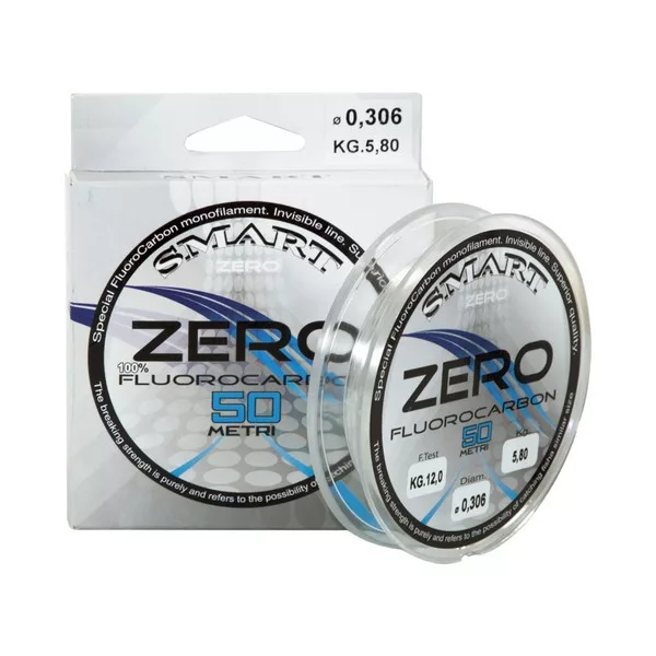 Maver Monofilo Zero Fluorocarbon 50m 0,485mm Vorfachschnur