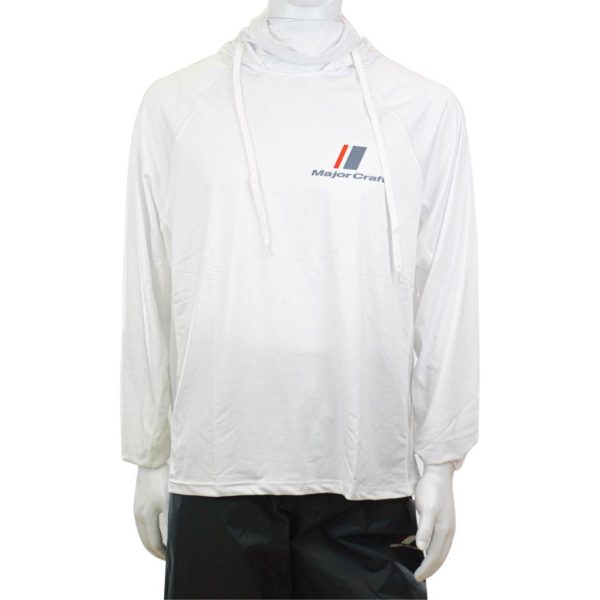 Major Craft Sun Protection Hoodie Hellgrau UV-beständiges Kapuzenoberteil XL