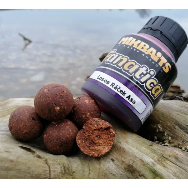 MIKBAITS FANATICA LRA ULTRA DIP - Lachs und Krebs und Asa 125ml