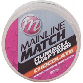  Mainline Match Dumbell Wafters 6mm - Orange - Schokolade - Wafters Hakenköder