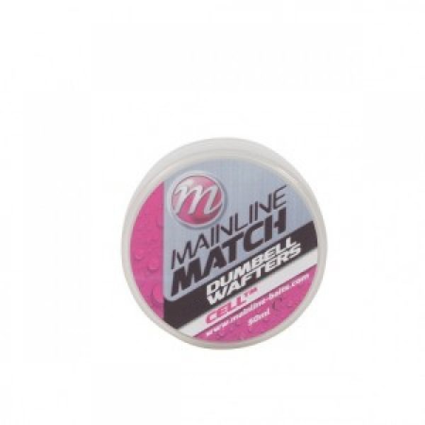 Mainline Match Dumbell Wafters 6mm - Weiß - CellTM - Wafters Hakenköder
